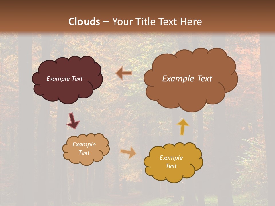 Hiking Peaceful October PowerPoint Template