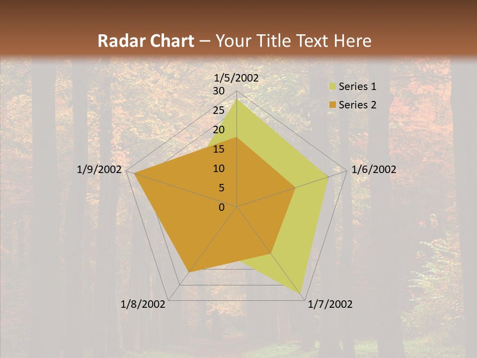 Hiking Peaceful October PowerPoint Template