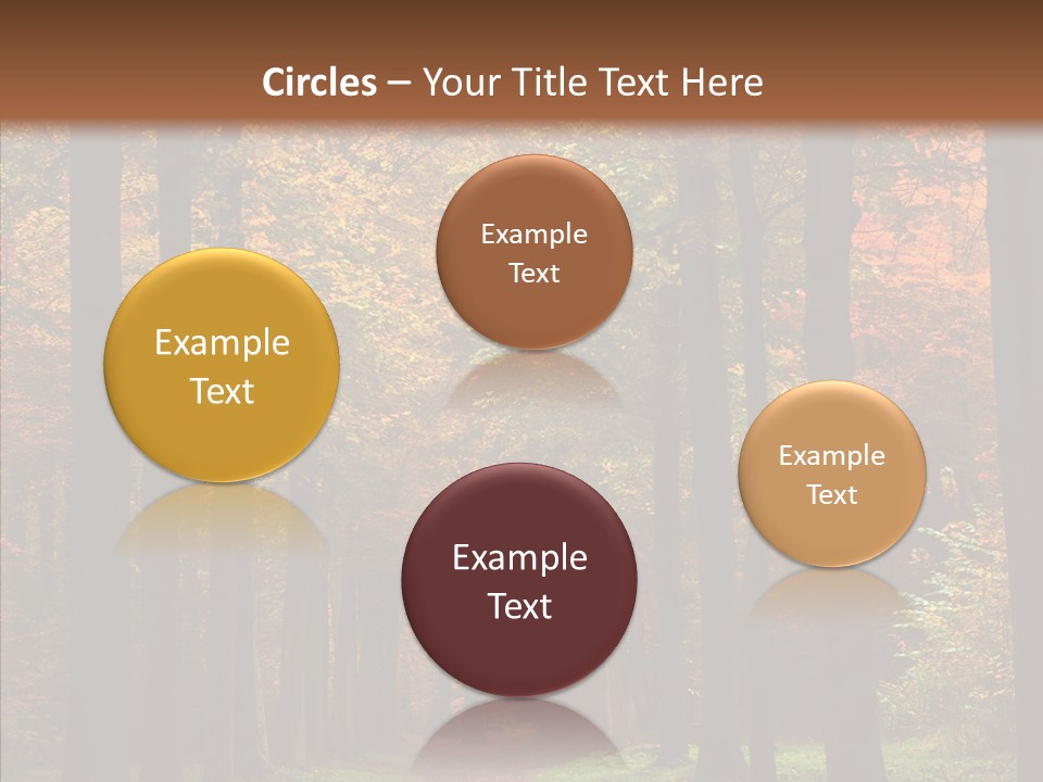 Hiking Peaceful October PowerPoint Template