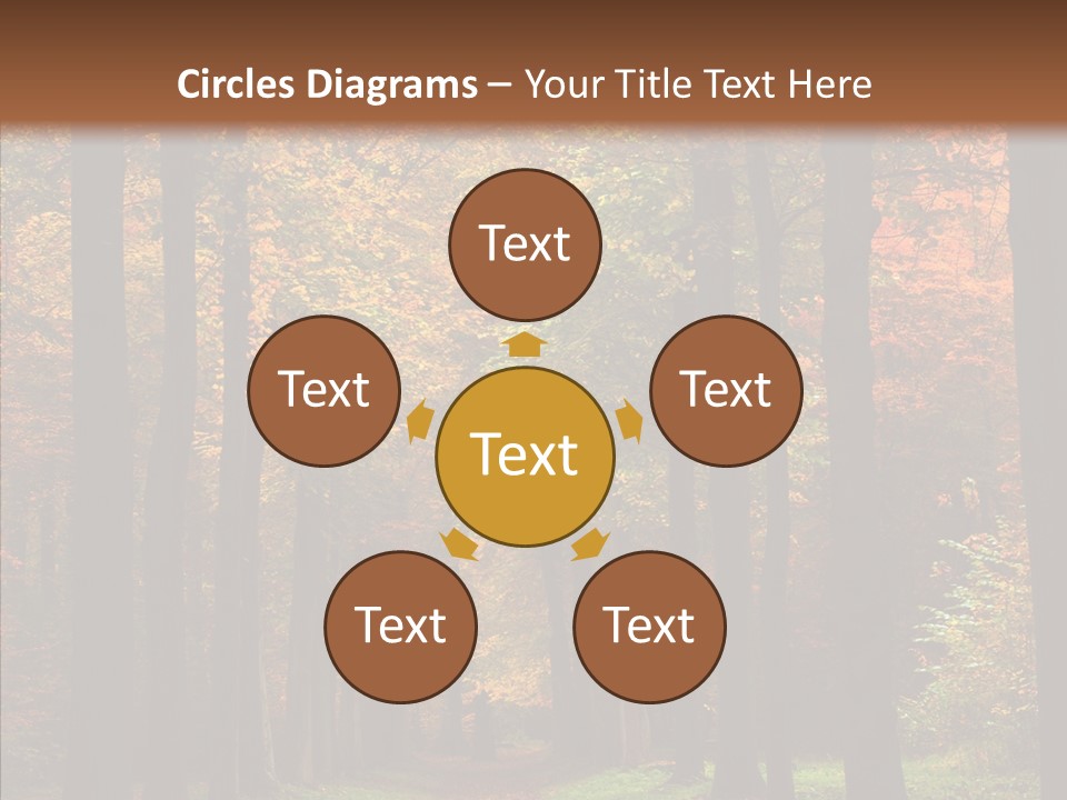 Hiking Peaceful October PowerPoint Template