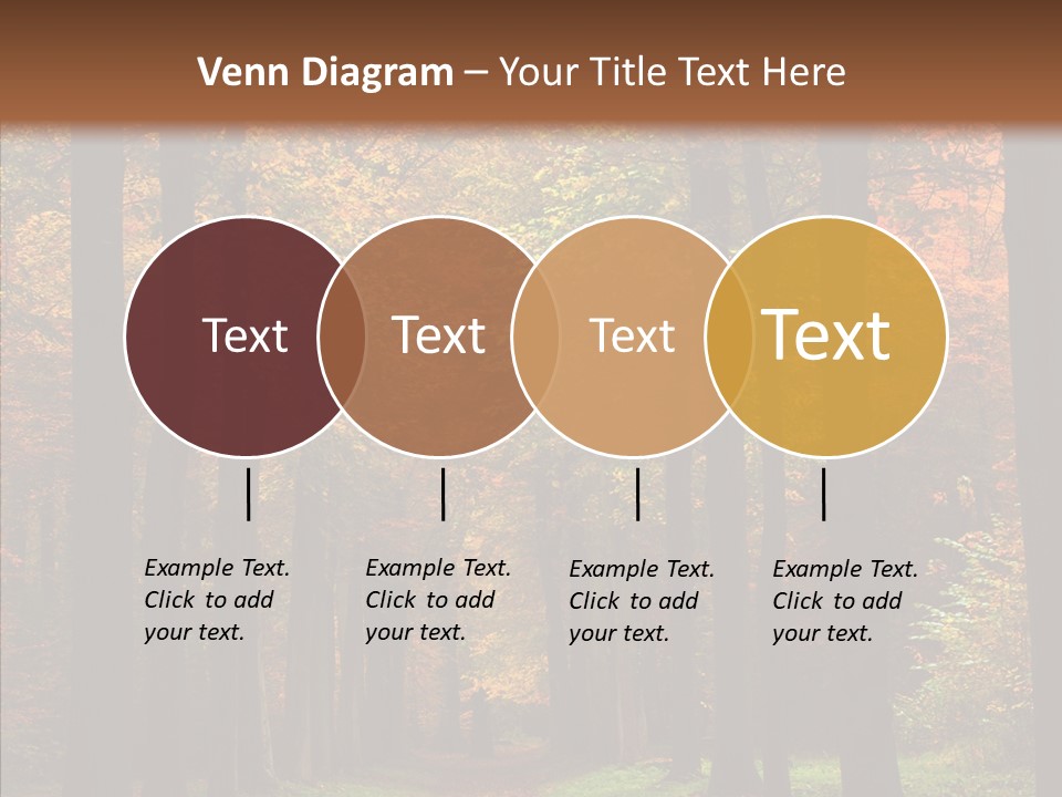 Hiking Peaceful October PowerPoint Template