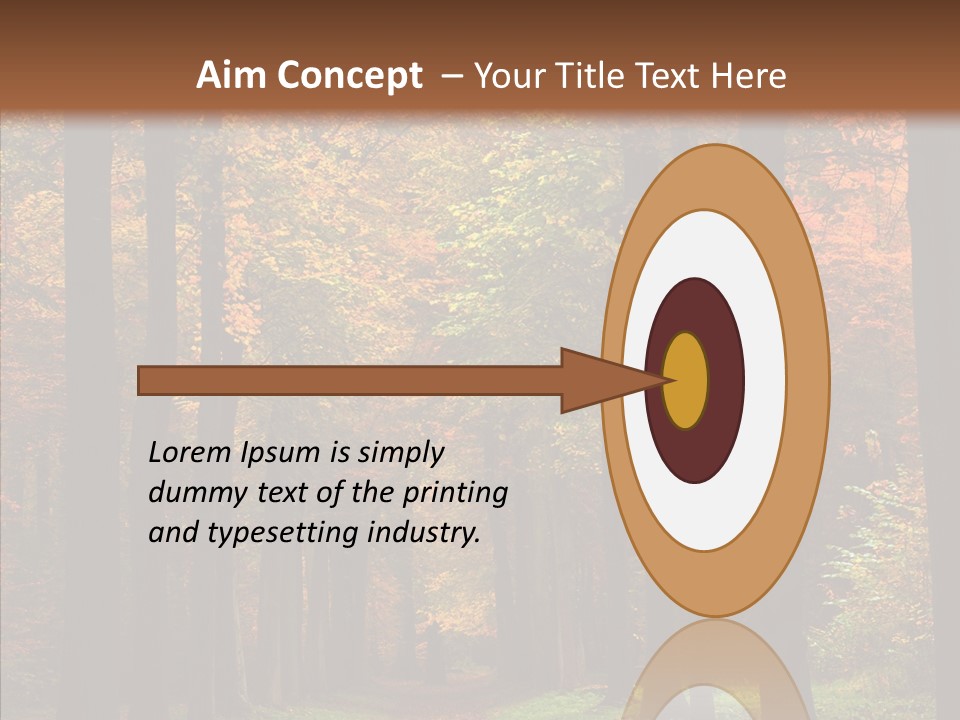 Hiking Peaceful October PowerPoint Template