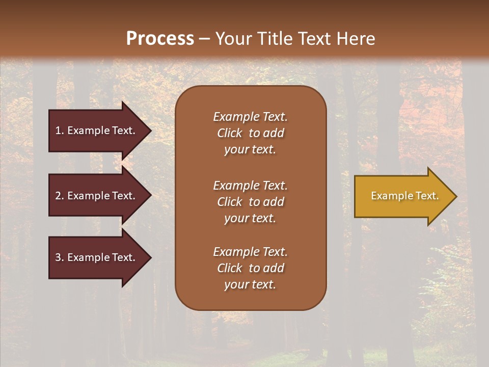 Hiking Peaceful October PowerPoint Template