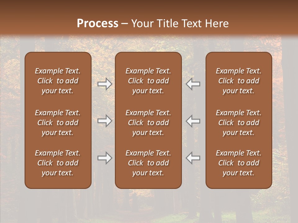 Hiking Peaceful October PowerPoint Template