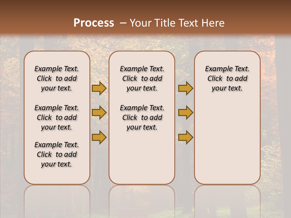 Hiking Peaceful October PowerPoint Template