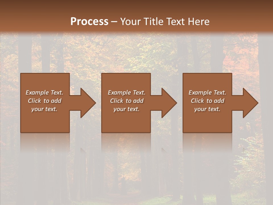 Hiking Peaceful October PowerPoint Template