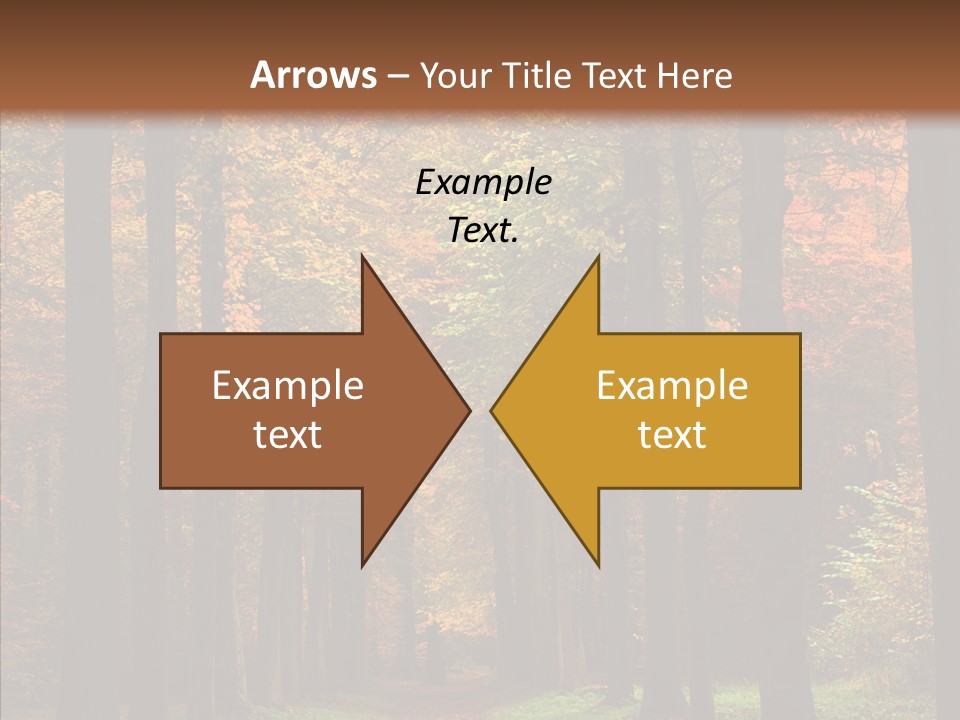 Hiking Peaceful October PowerPoint Template