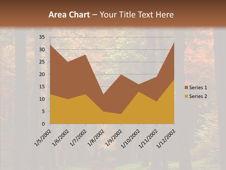 Hiking Peaceful October PowerPoint Template