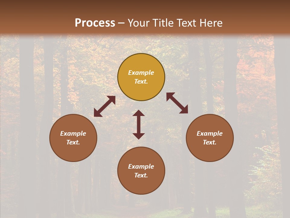 Hiking Peaceful October PowerPoint Template