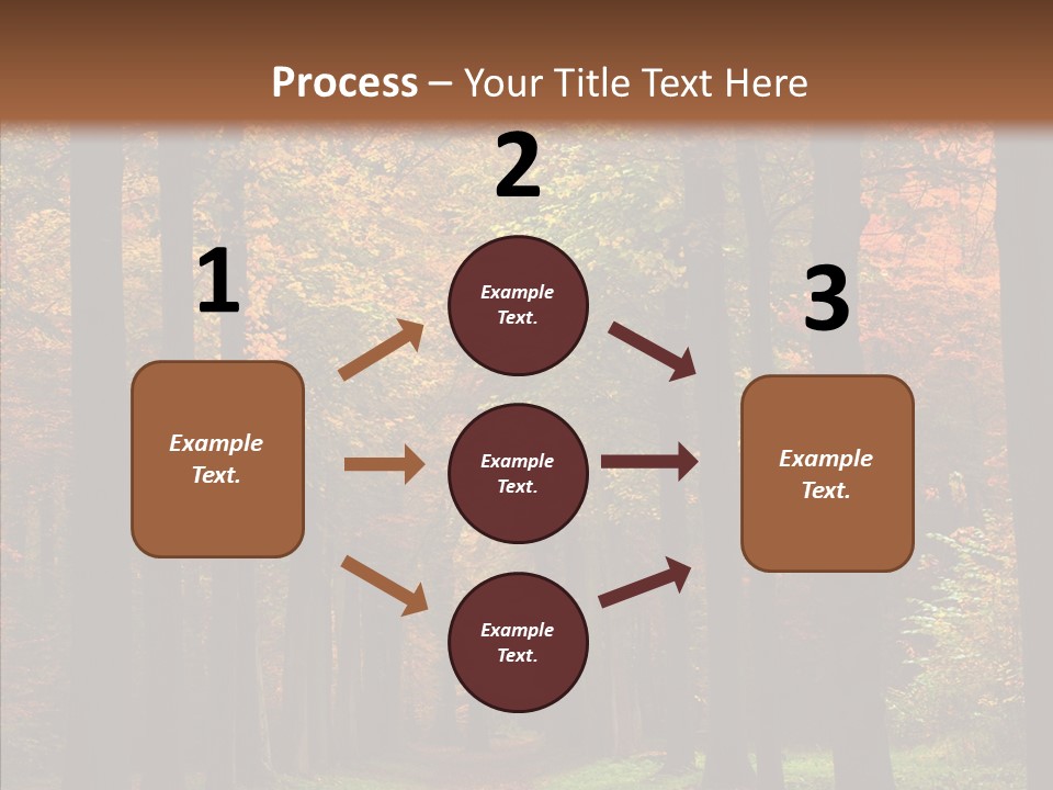Hiking Peaceful October PowerPoint Template