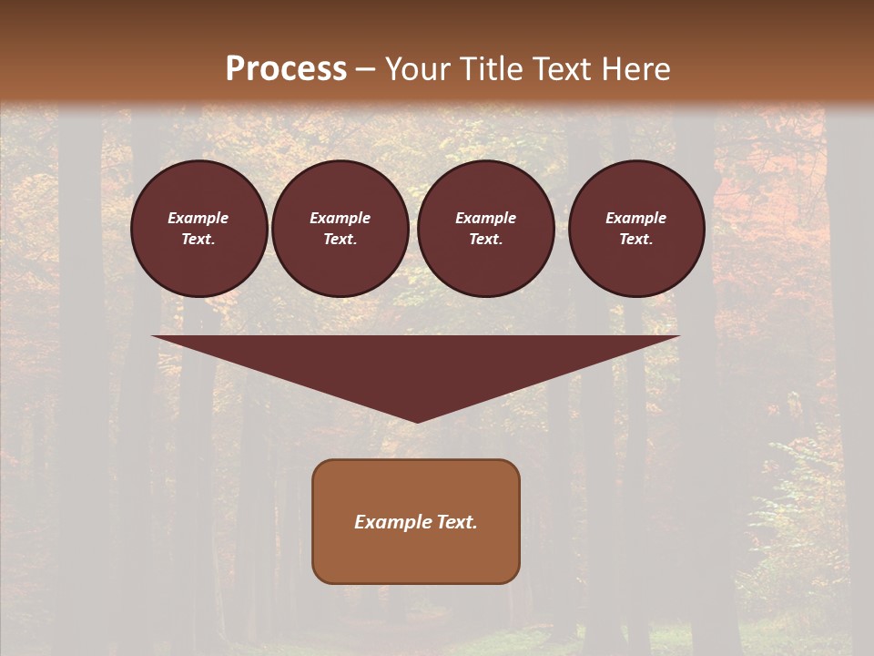 Hiking Peaceful October PowerPoint Template