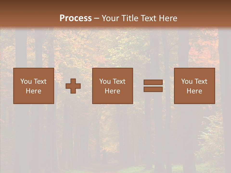 Hiking Peaceful October PowerPoint Template