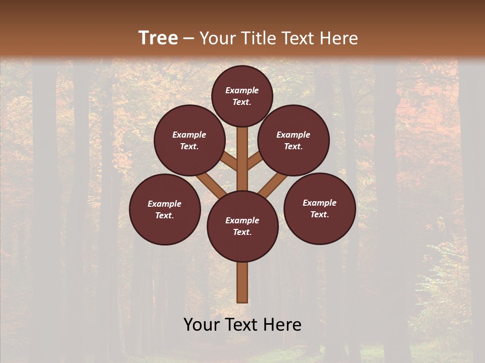 Hiking Peaceful October PowerPoint Template