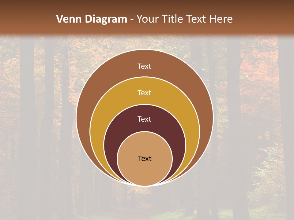 Hiking Peaceful October PowerPoint Template