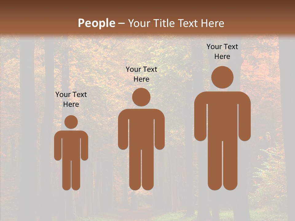 Hiking Peaceful October PowerPoint Template
