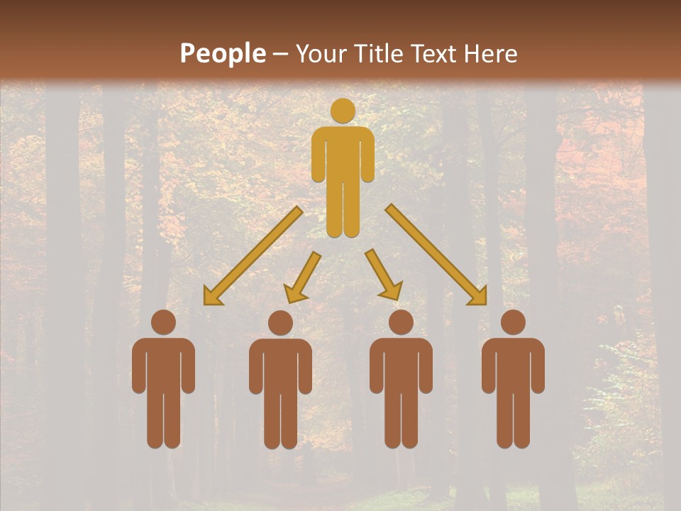 Hiking Peaceful October PowerPoint Template