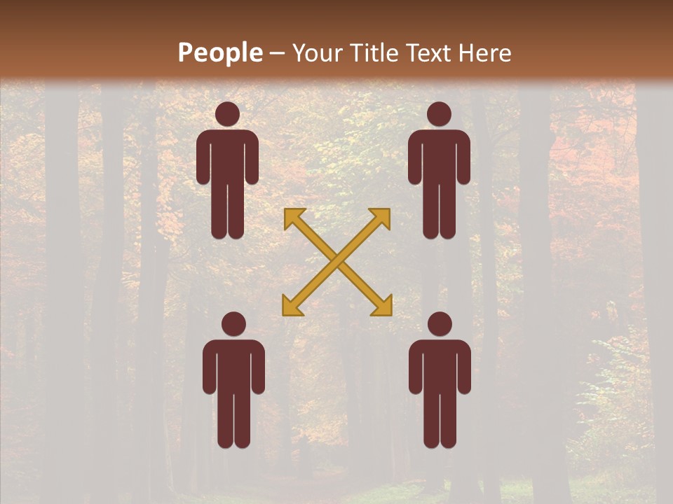 Hiking Peaceful October PowerPoint Template