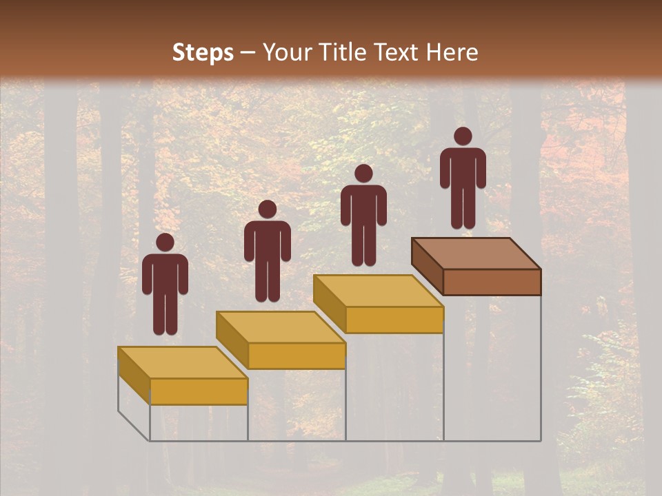 Hiking Peaceful October PowerPoint Template