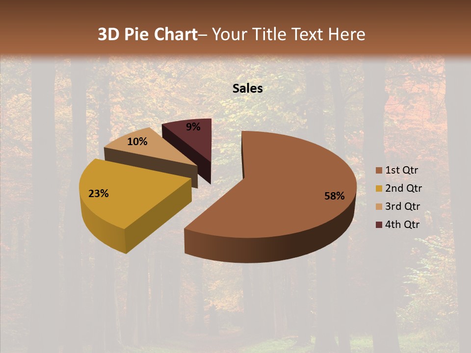 Hiking Peaceful October PowerPoint Template