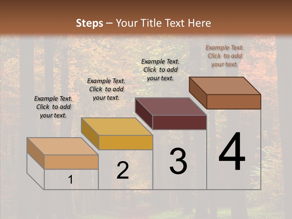 Hiking Peaceful October PowerPoint Template