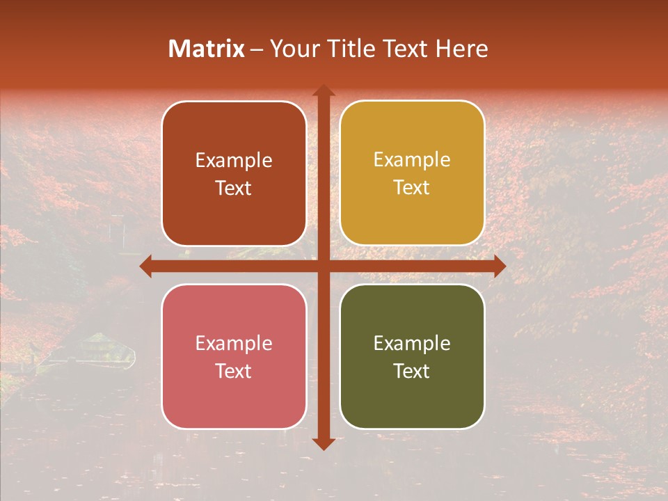 Foliage Golden Vista PowerPoint Template