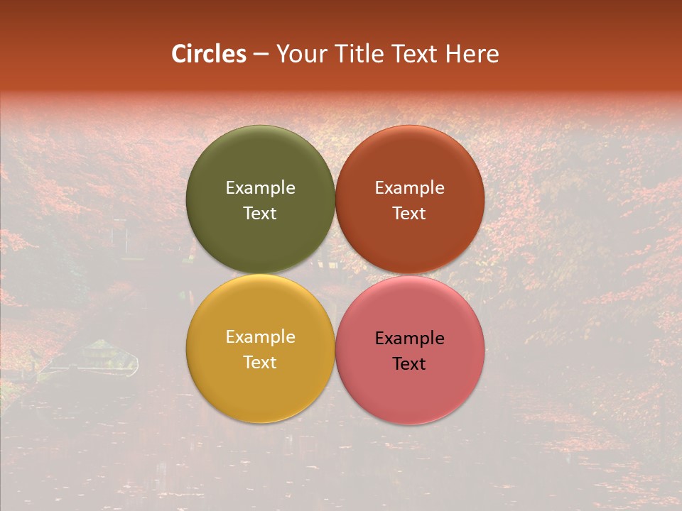 Foliage Golden Vista PowerPoint Template