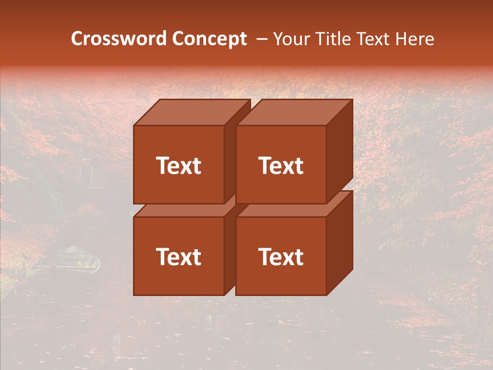 Foliage Golden Vista PowerPoint Template