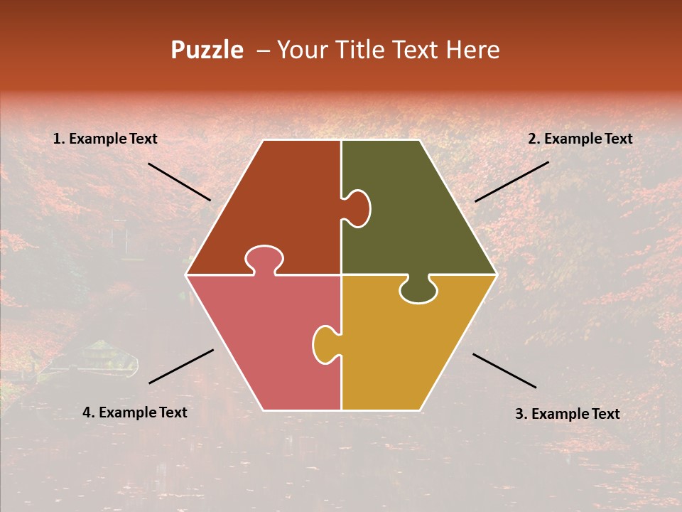 Foliage Golden Vista PowerPoint Template