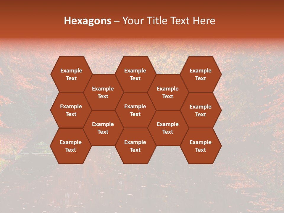 Foliage Golden Vista PowerPoint Template