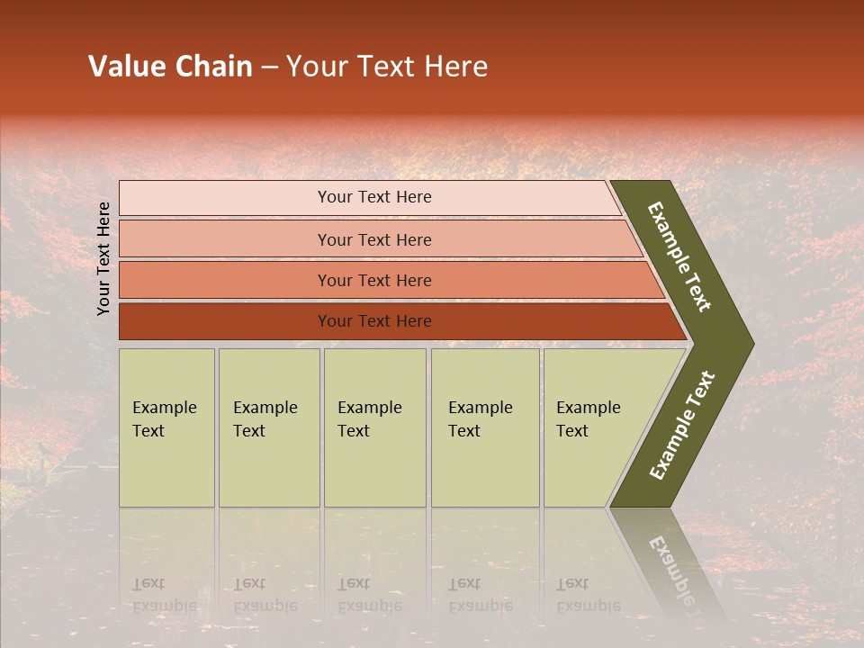Foliage Golden Vista PowerPoint Template