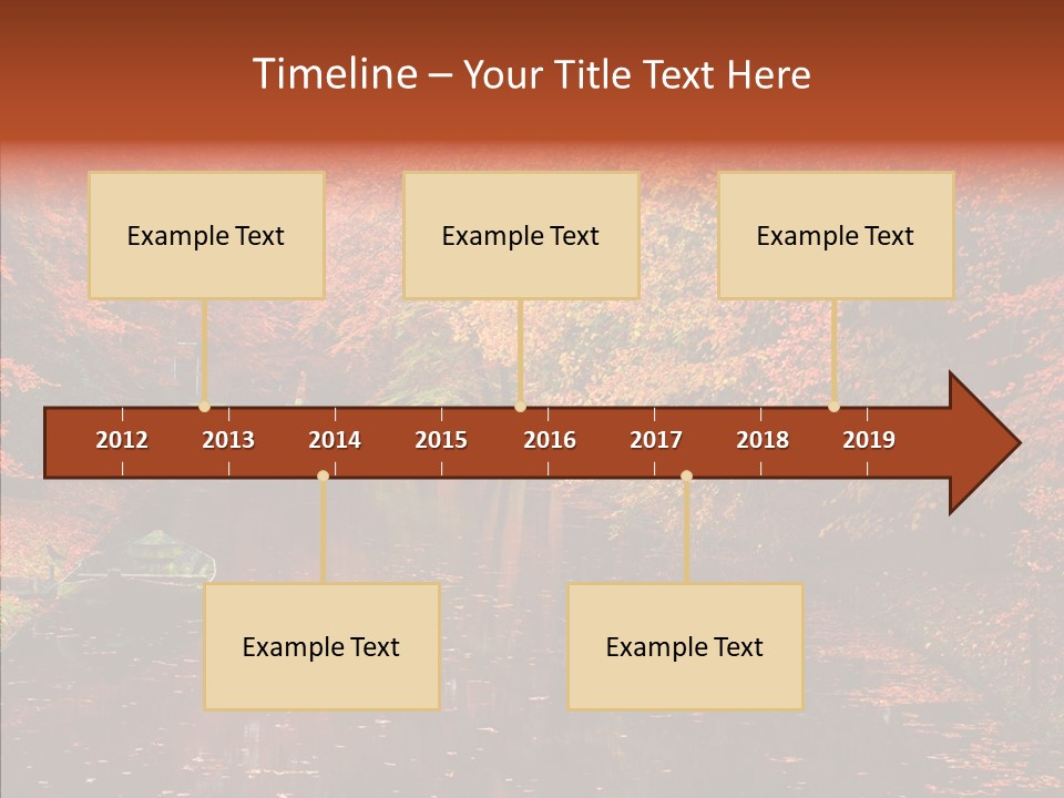 Foliage Golden Vista PowerPoint Template