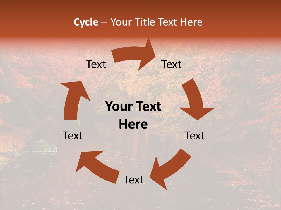 Foliage Golden Vista PowerPoint Template