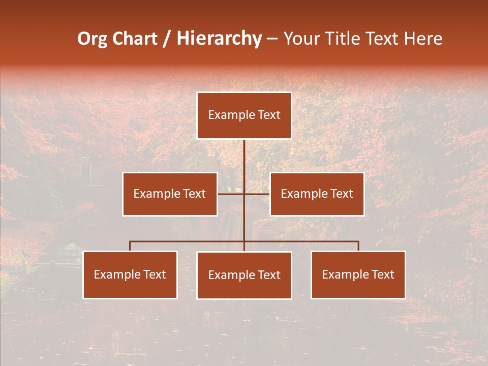 Foliage Golden Vista PowerPoint Template