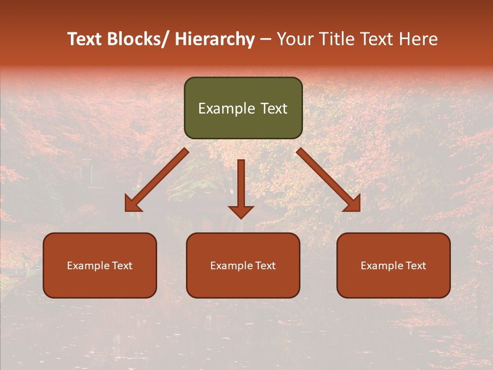 Foliage Golden Vista PowerPoint Template
