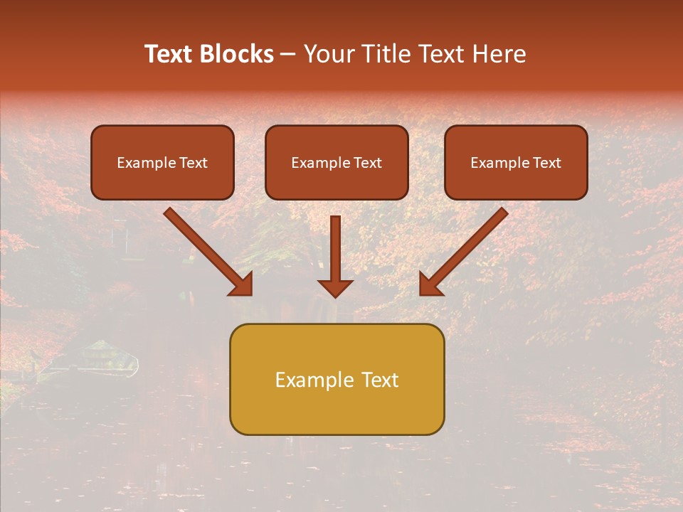 Foliage Golden Vista PowerPoint Template