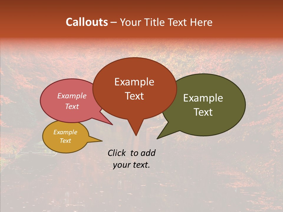 Foliage Golden Vista PowerPoint Template