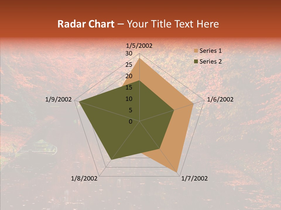 Foliage Golden Vista PowerPoint Template