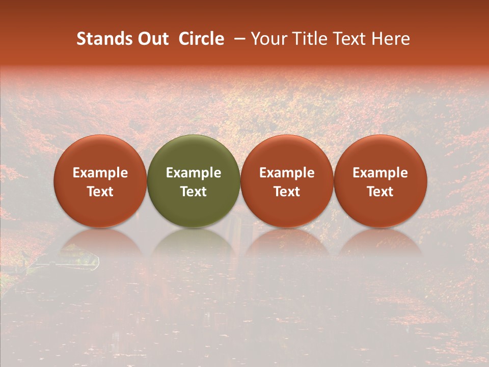 Foliage Golden Vista PowerPoint Template