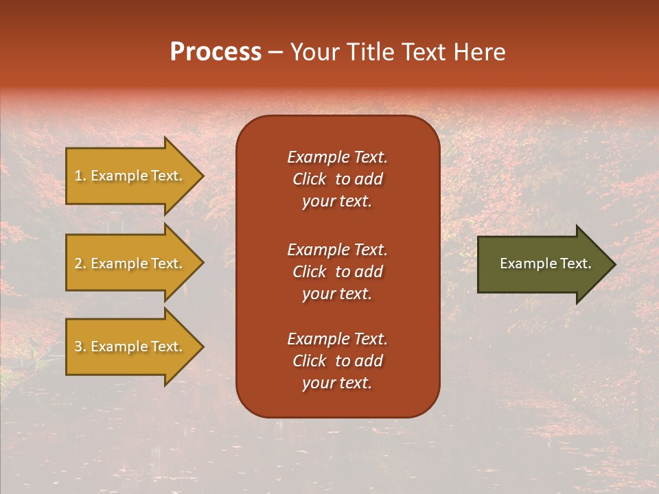 Foliage Golden Vista PowerPoint Template