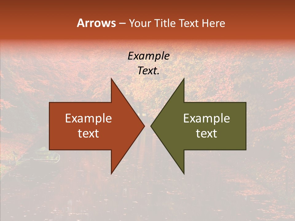 Foliage Golden Vista PowerPoint Template