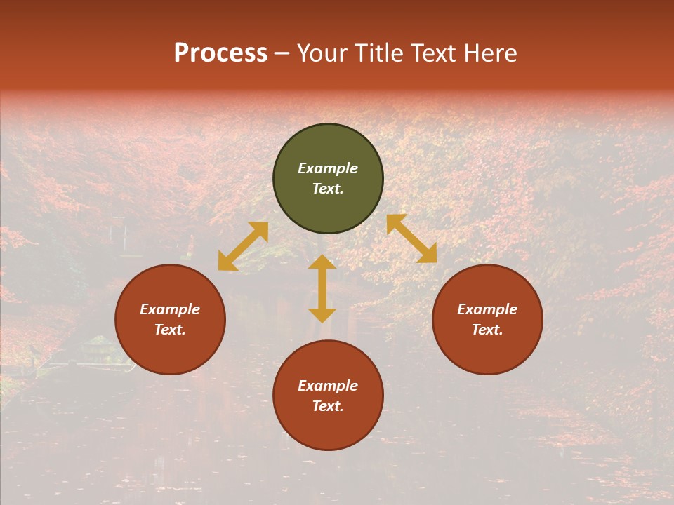 Foliage Golden Vista PowerPoint Template