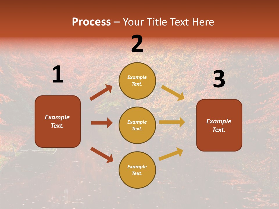 Foliage Golden Vista PowerPoint Template