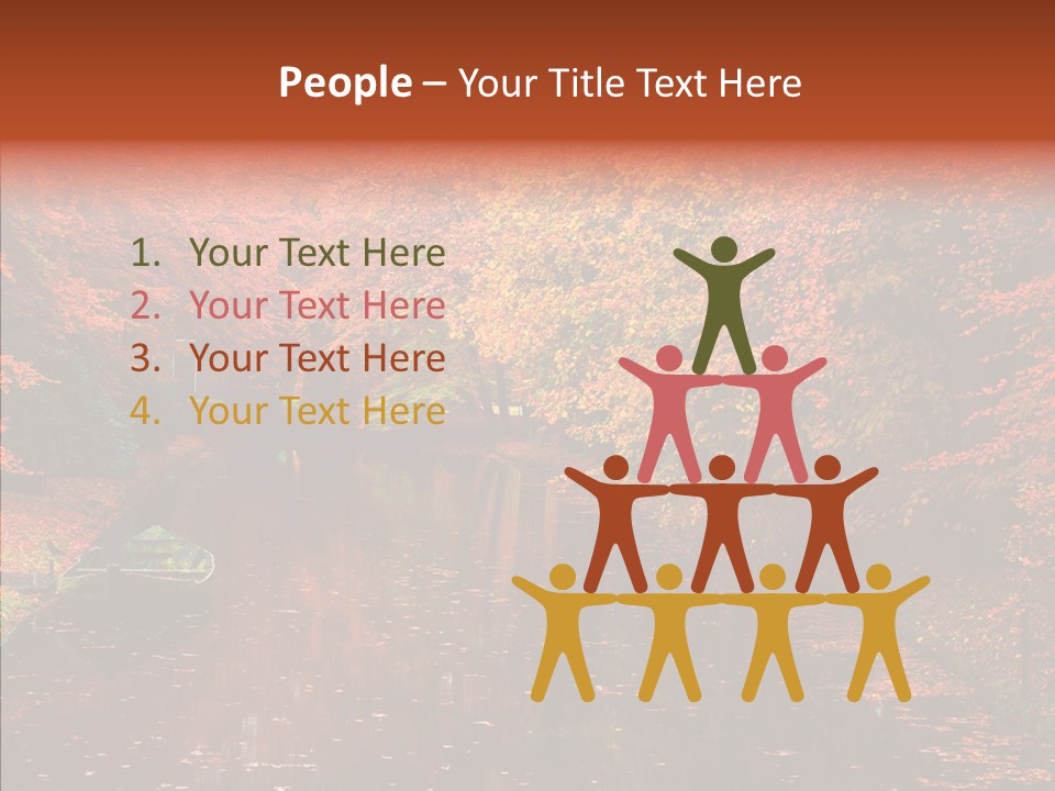 Foliage Golden Vista PowerPoint Template