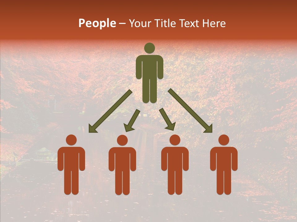 Foliage Golden Vista PowerPoint Template