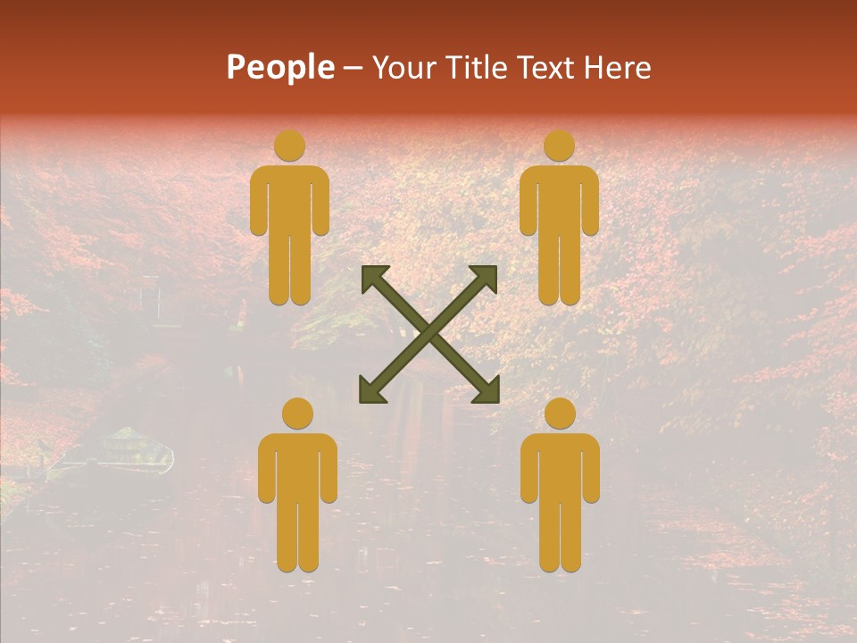 Foliage Golden Vista PowerPoint Template