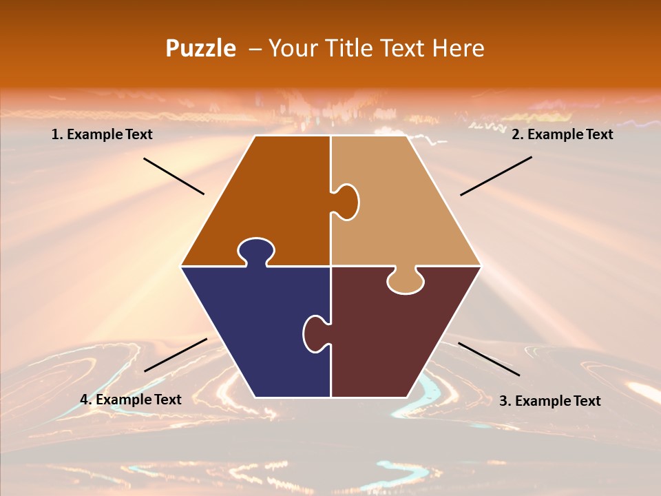 Street Flyover Sky PowerPoint Template