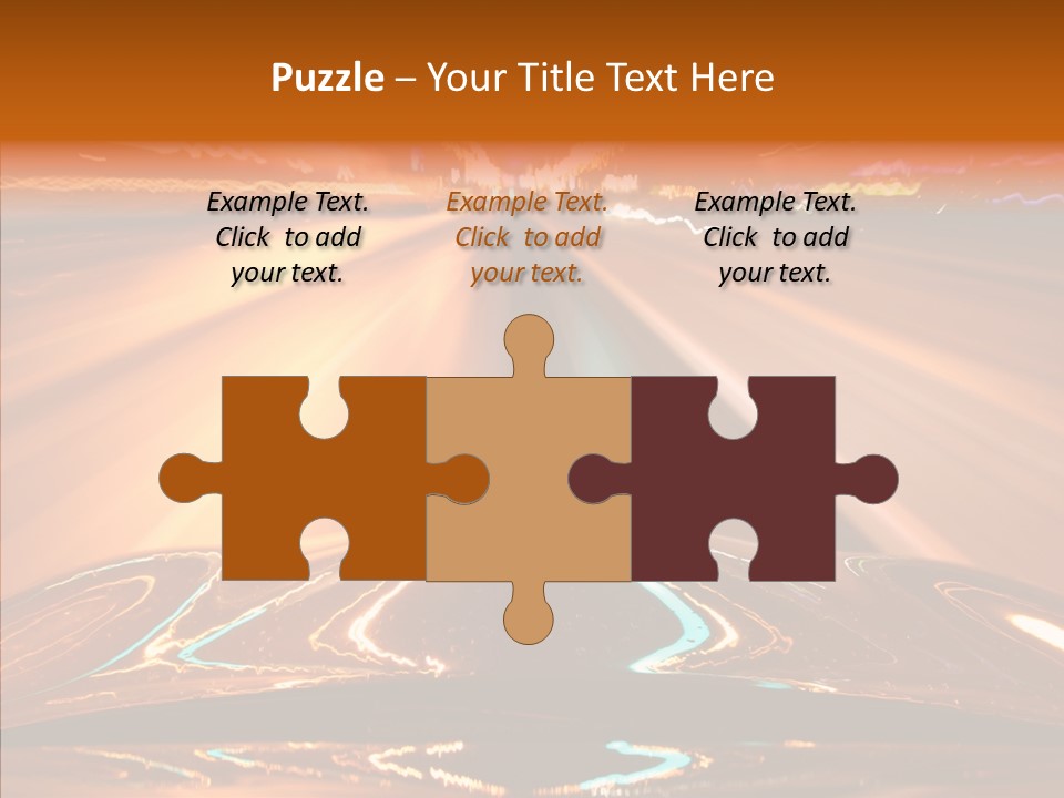 Street Flyover Sky PowerPoint Template