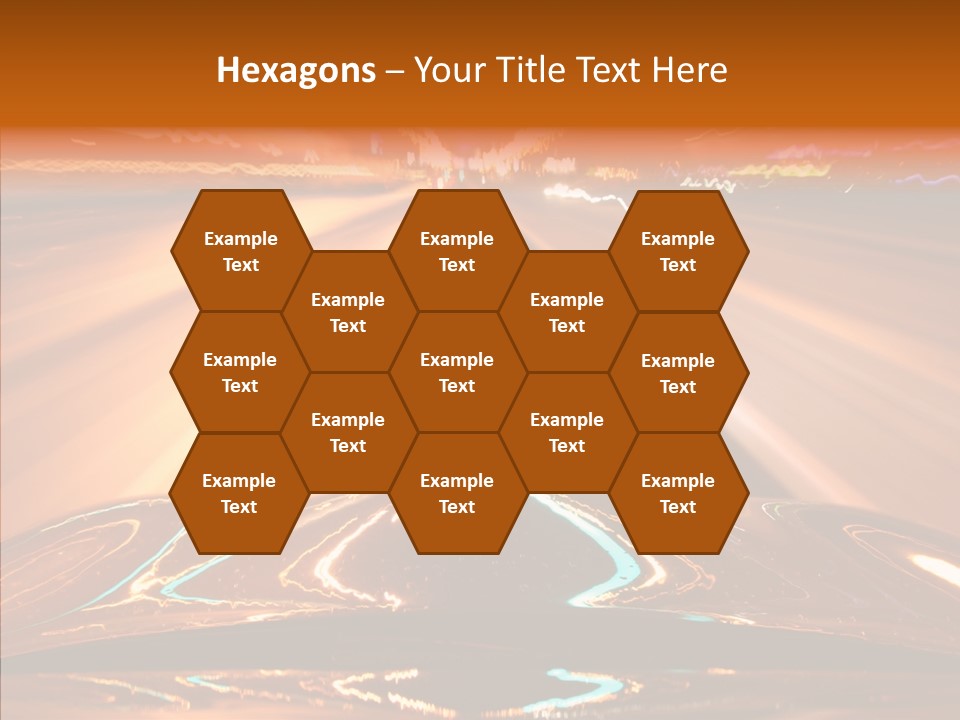 Street Flyover Sky PowerPoint Template