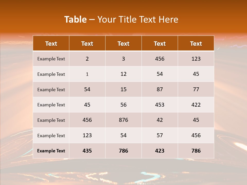 Street Flyover Sky PowerPoint Template