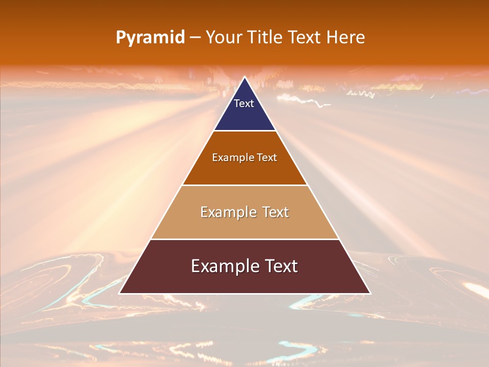 Street Flyover Sky PowerPoint Template